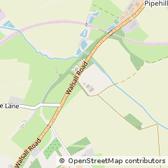 Map of Lichfield, Staffordshire