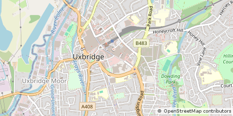 Map of Middlesex