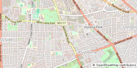 Map of Manchester