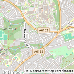 Map of Sheffield