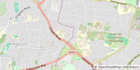 Map of Leicester
