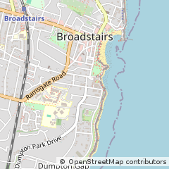 Map of Broadstairs, Kent