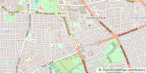 Map of Manchester