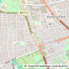 Map of Manchester