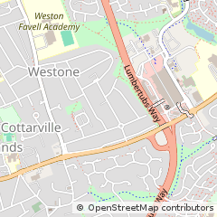 Map of Northampton, Northamptonshire