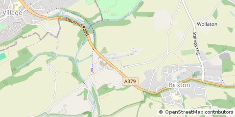 Map of Plymouth, Devon