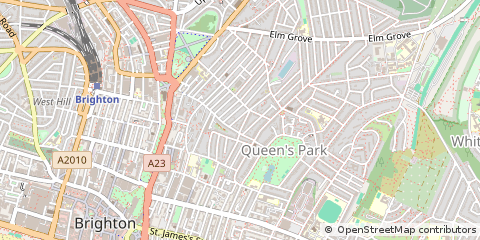 Map of Brighton, East Sussex