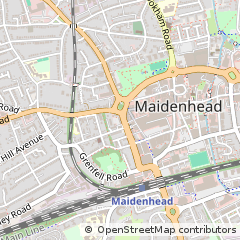 Map of Maidenhead, Berkshire