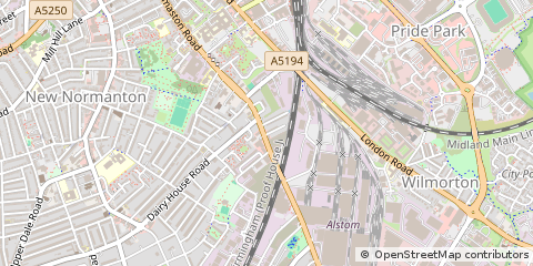 Map of Derby, Derbyshire
