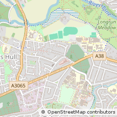 Map of Taunton, Somerset