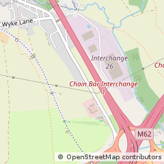 Map of West Yorkshire
