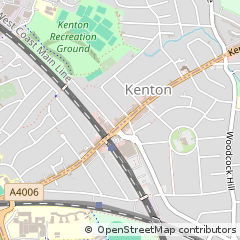 Map of Harrow, Middlesex