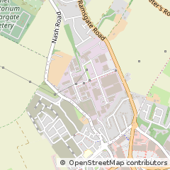 Map of Margate, Kent