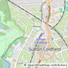 Map of The Royal Town of Sutton Coldfield