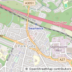 Map of Southampton, Hampshire