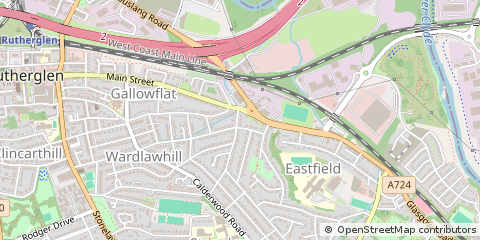 Map of Glasgow