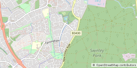 Map of Bracknell, Berkshire