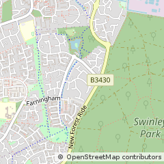 Map of Bracknell, Berkshire