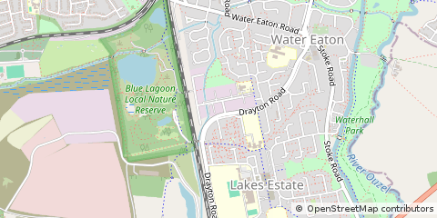 Map of Bletchley, Bucks