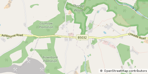 Map of Stoke-on-Trent, Staffordshire