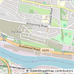 Map of Newcastle Upon Tyne, Tyne and Wear