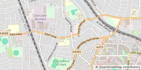 Map of Wembley