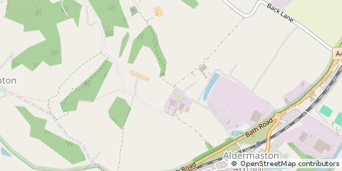 Map of Bath Road Reading, Berkshire