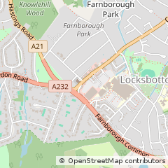 Map of Locksbottom, Kent