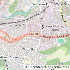 Map of Stourbridge, West Midlands