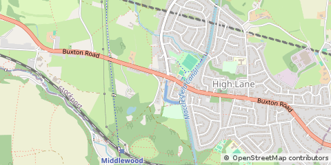 Map of Stockport