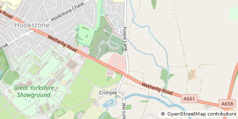 Map of Harrogate, North Yorkshire