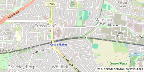 Map of Leeds
