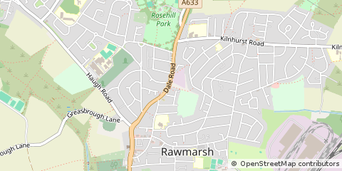 Map of Rotherham