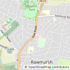 Map of Rotherham