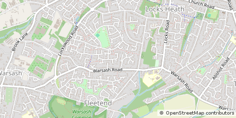 Map of Southampton, Hampshire