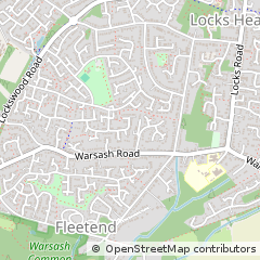 Map of Southampton, Hampshire
