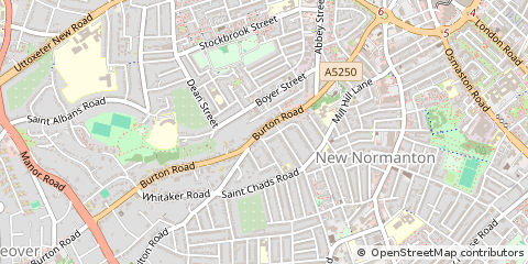 Map of Derby