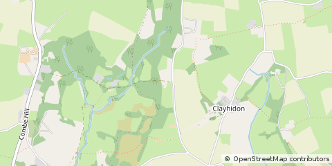 Map of Cullompton, Devon