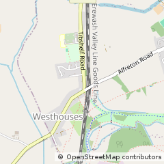 Map of Alfreton, Derbyshire