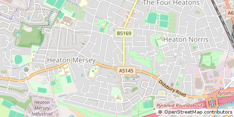 Map of Stockport
