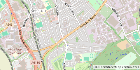 Map of Leeds