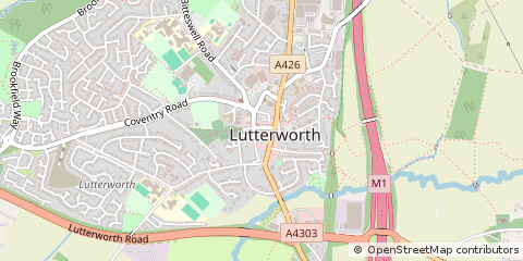 Map of Lutterworth