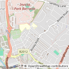 Map of Maidstone, Kent