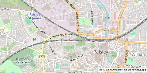 Map of Paisley