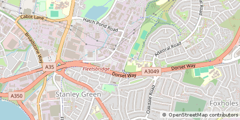 Map of Poole