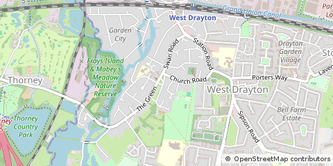 Map of West Drayton