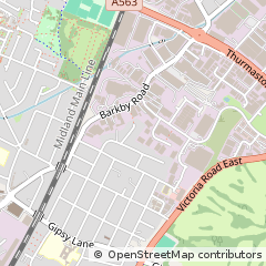 Map of Leicester