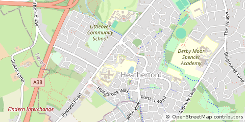 Map of Chesterfield