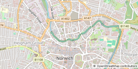Map of Norwich