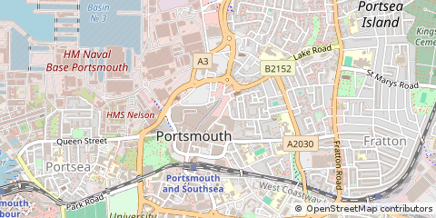 Map of Portsmouth, Surrey